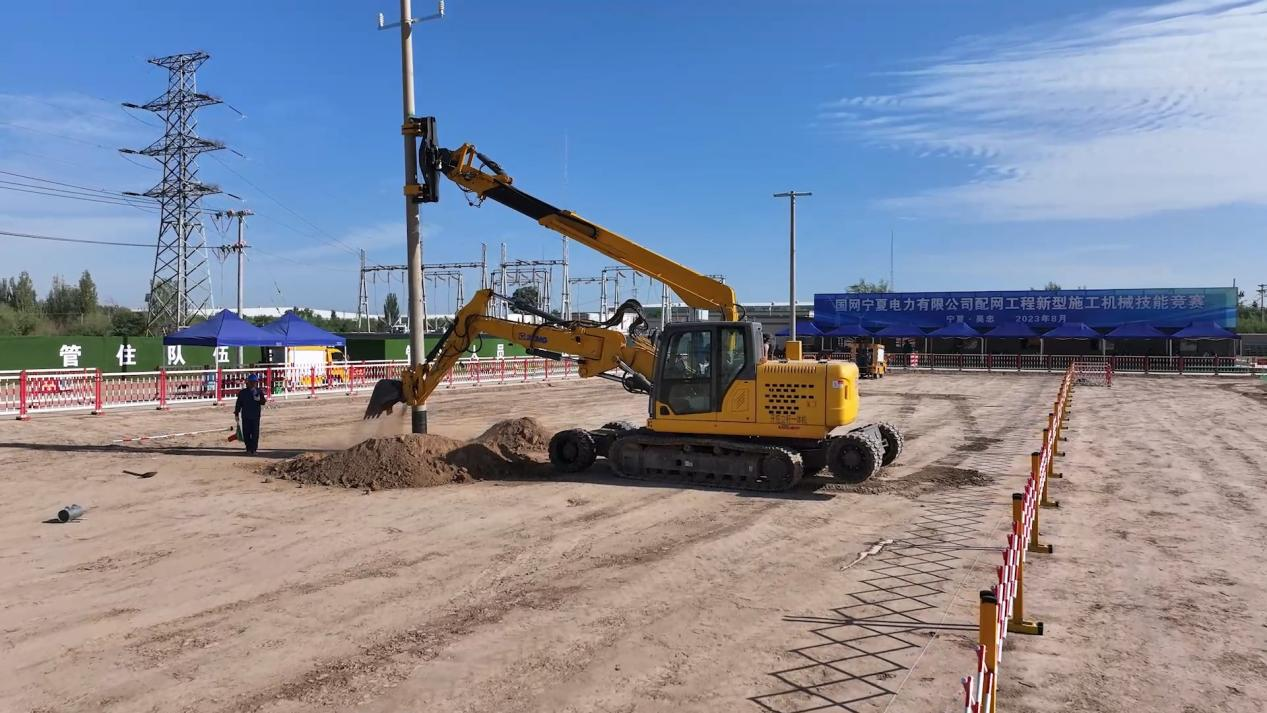 星空官方网页版开挖立杆一体机在宁夏应用的出色表现