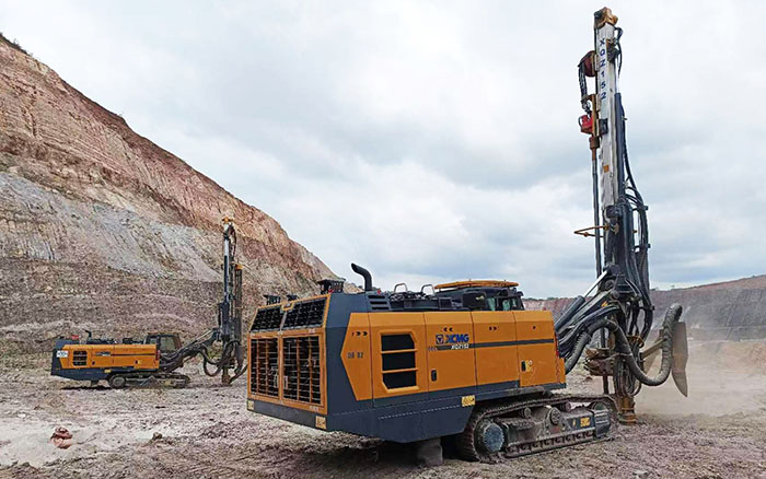 首次进军非洲铜矿！星空官方网页版潜孔钻机日进尺416m