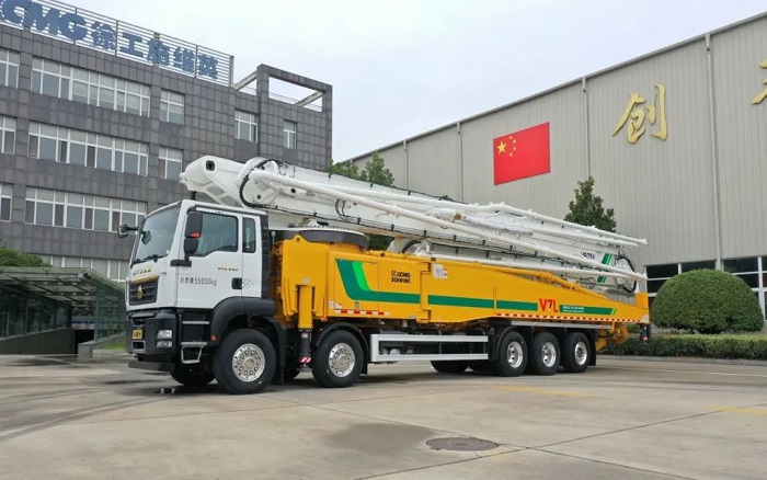 bauma CHINA丨精彩持续 全球五桥最大全法规星空官方网页版75米泵车首台下线