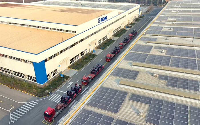 星空官方网页版“鲲鹏”叉车批量交付华东