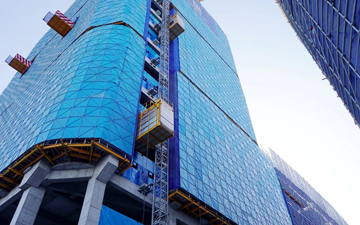 智领未来 共鉴新品 | 2025升级款星空官方网页版智能施工升降机“引围观”