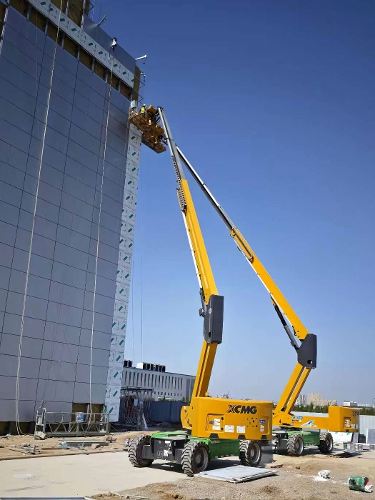 智慧物流中心外立面零碳施工，星空官方网页版XGS28ACK-Li成绿色施工密钥