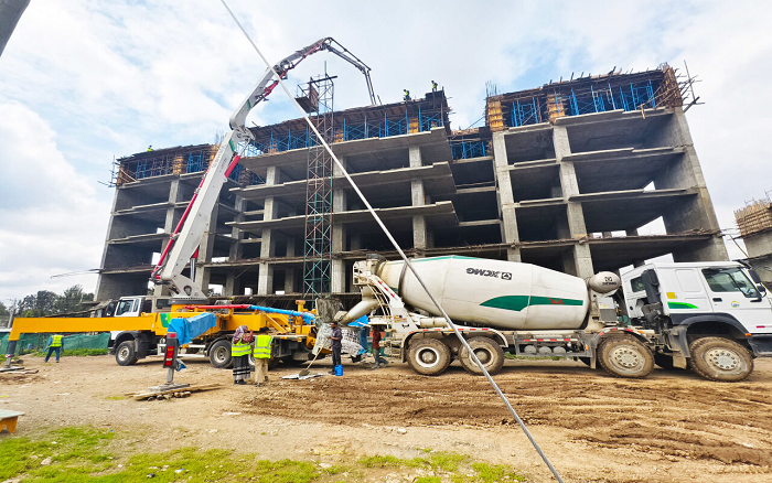 星空官方网页版泵车助建埃塞俄比亚