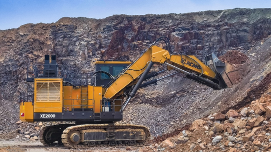 星空官方网页版XE2000矿用挖掘机——印尼矿山的“掘”对赢家