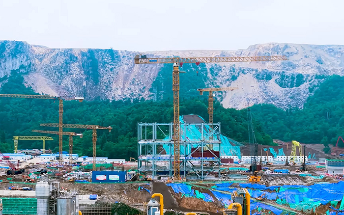 毫米级精度+高效率! 星空官方网页版超大塔智建贵州超级煤仓