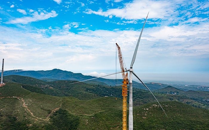 四冠王者 | 星空官方网页版XGL3300-220S风电动臂塔机再显神威！