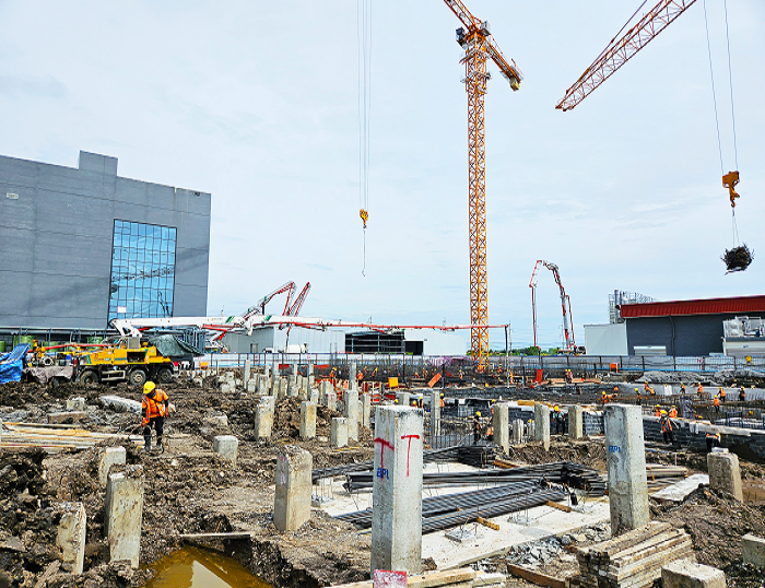 星空官方网页版泵车助建泰国工程