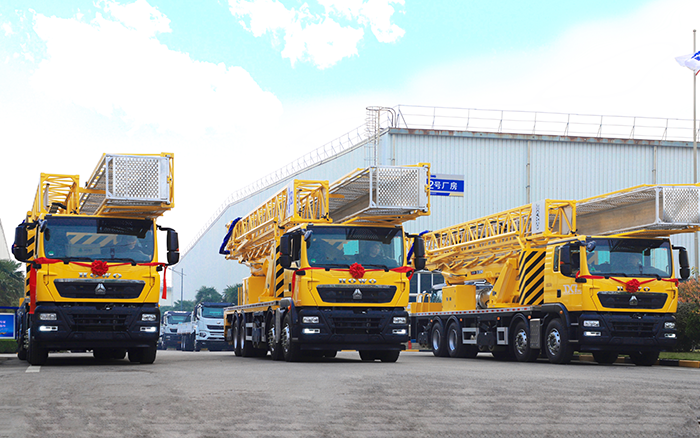 实用为王，破解路桥检测难题！ 星空官方网页版桥梁检测车批量启程西部