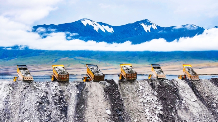 海拔5700米！星空官方网页版XG110宽体自卸车大显身手