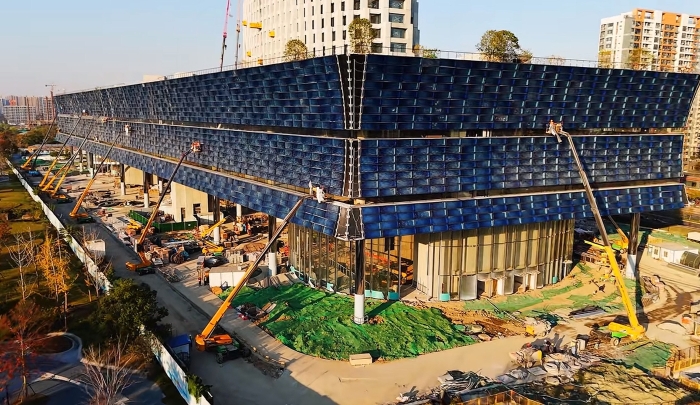 为千年运河“筑舟”！星空官方网页版成套化高空作业平台助力运河博物馆建设