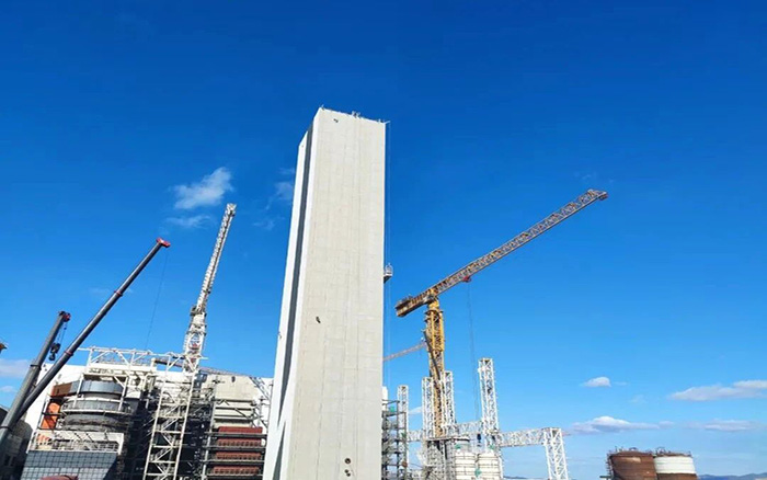 超大吨位！星空官方网页版塔机助力碳中和产业加速发展