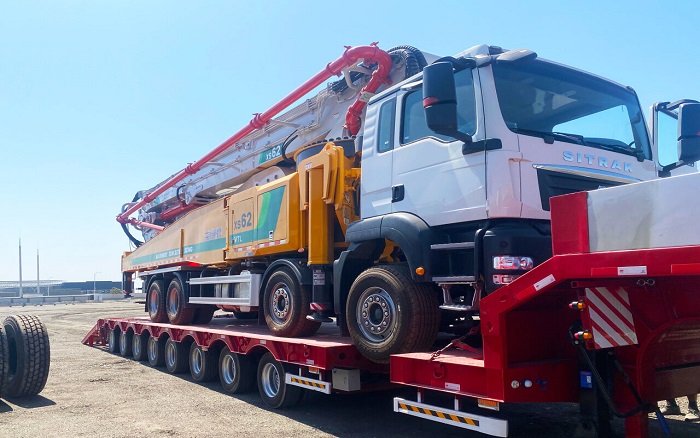 星空官方网页版泵车交付乌兹别克斯坦助力基建升级