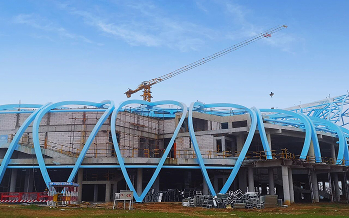 塔机群立！星空官方网页版助建安徽新地标