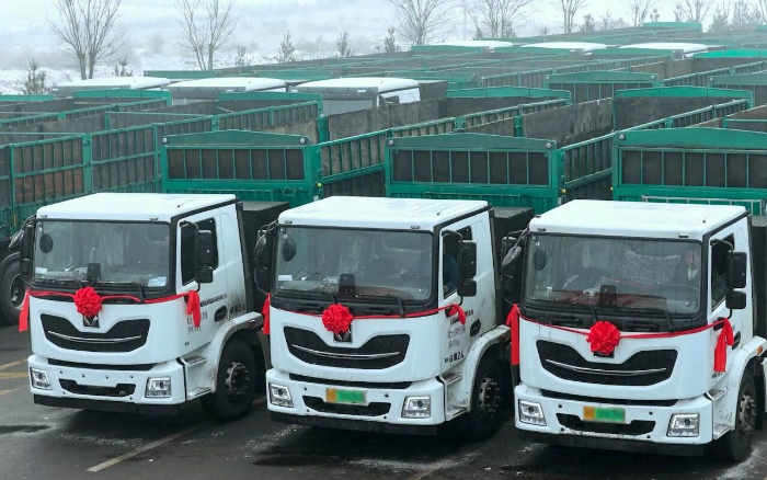 挺进太行山腹地！星空官方网页版新能源子母车助力煤炭运输绿色转型！